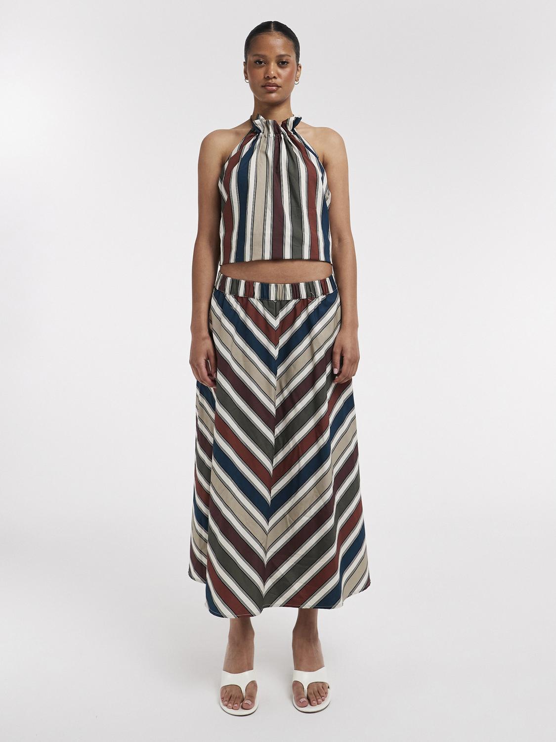 TSMUNA PRINTED MIDI SKIRT